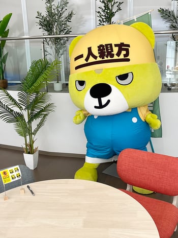 埼玉労災のマスコットキャラクター「ワルぐま」