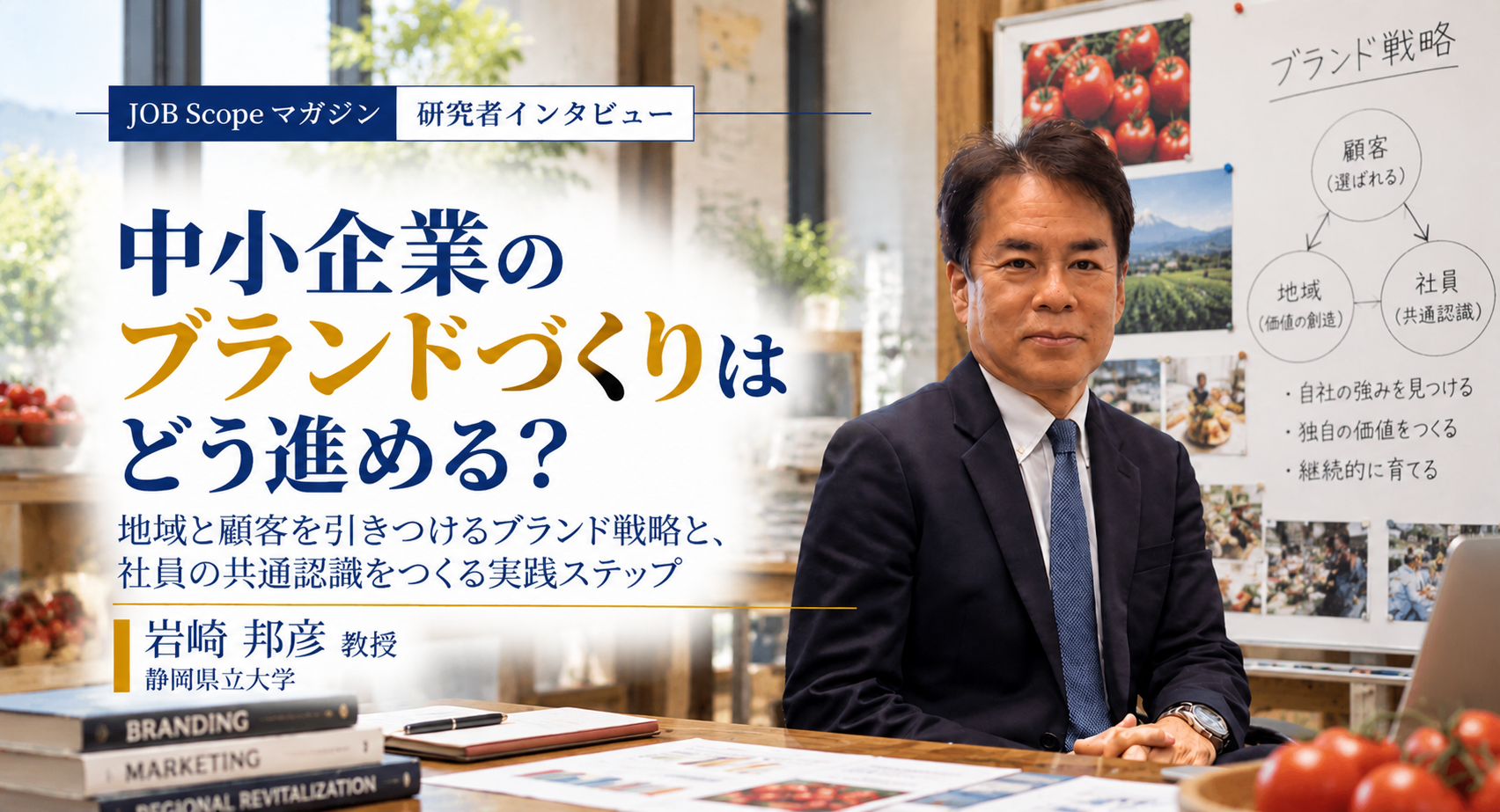 中小企業のブランドづくりはどう進める？引き算と引力｜岩崎邦彦教授